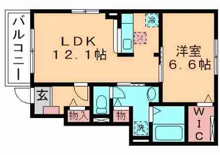 エルフ・ガーデンⅠ【1階】の間取り
