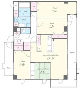 アラモード パレス【3階】の間取り