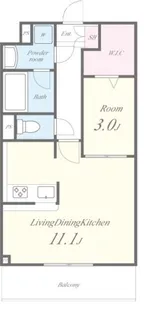 マルベリー千葉寺【3階】の間取り