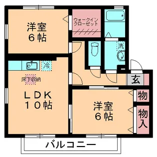 ピュア 調【1階】の間取り