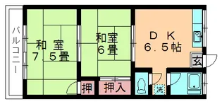 みつわ台グリーンハイツ【202号室】の間取り