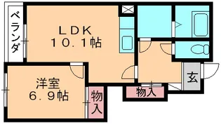 スプリングチェリーⅡ【1階】の間取り