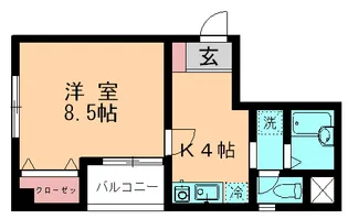 サンライズビル【5階】の間取り