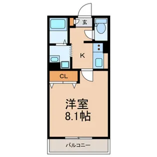 コーラル・リーフ【2階】の間取り