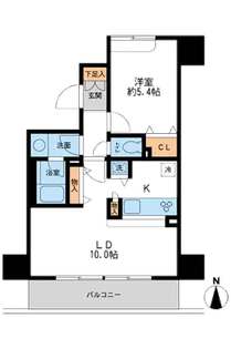 ウィルテラス千葉中央【0402号室】の間取り