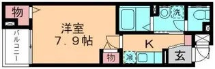 Y’S ONE【105号室】の間取り