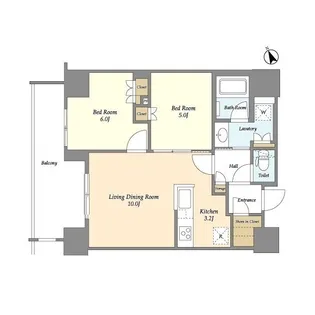 新日本EXビル【0901号室】の間取り