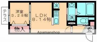 千葉県千葉市若葉区西都賀4丁目【アパート】の間取り