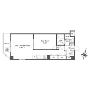 KENEDIX千葉中央【6階】の間取り