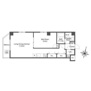 KENEDIX千葉中央【5階】の間取り