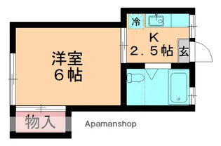 ネオポート東千葉【204号室】の間取り
