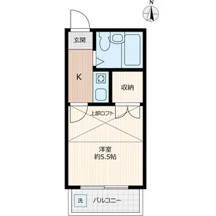サンブライト【2階】の間取り