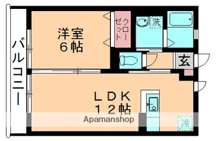 リリィガーデンⅡ【103号室】の間取り