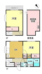 ファミリー黒川【1階】の間取り