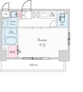 KDXレジデンス千葉中央EAST【9階】の間取り