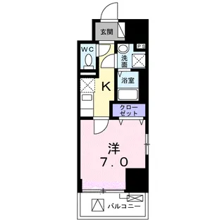 ジョリ シャルマン【5階】の間取り