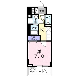 ジョリ シャルマン【6階】の間取り