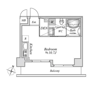 リエス千葉新宿【8階】の間取り