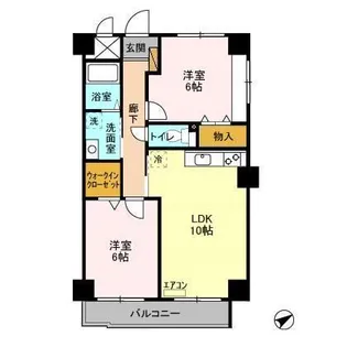 NTマンション【2階】の間取り
