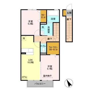 ブリランテ A【2階】の間取り