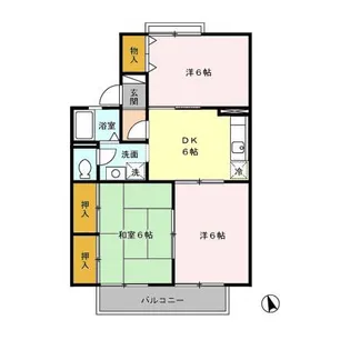 パークハイム AB【1階】の間取り