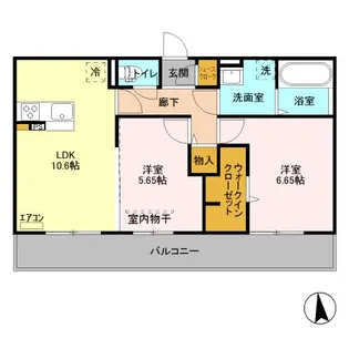 フィオーレ【2階】の間取り