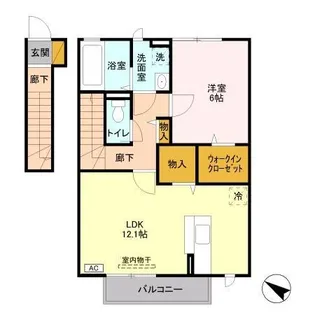 PETI NATURE(プチネーチャー)【2階】の間取り