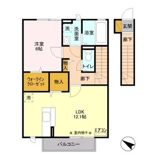 PETI NATURE(プチネーチャー)【2階】の間取り