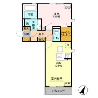 ラテル【1階】の間取り