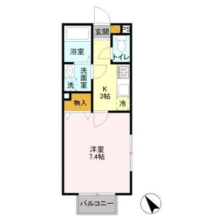 グレイス【1階】の間取り