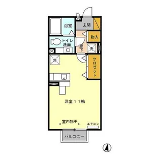 FELICE・青葉の杜 AB【2階】の間取り
