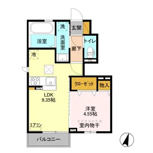 カーサ エスペランサ【1階】の間取り