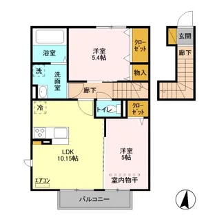 アン リッシュ【2階】の間取り