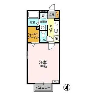 センプレヴェルデ【2階】の間取り