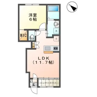 エスペランサ【1階】の間取り