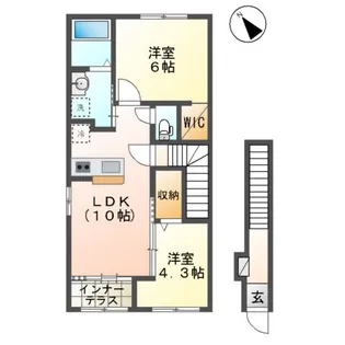 エスペランサ【2階】の間取り