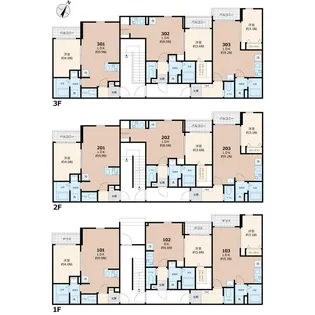 グランディール千葉新宿【201号室】の間取り