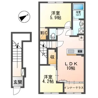 ソル・ルーベル【2階】の間取り