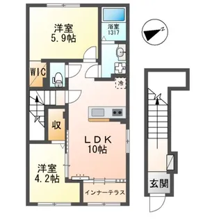 ソル・ルーベル【2階】の間取り