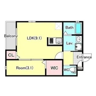 マイハウス天台【3階】の間取り