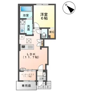 スプリングチェリーⅤ【1階】の間取り