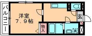 クラルテ【1階】の間取り