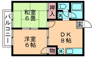 サマックス プラトー【1階】の間取り