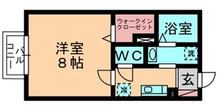 パルティーレ穴川【2階】の間取り
