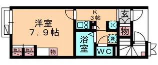 レオパレスプレミール【1階】の間取り