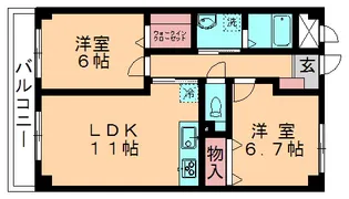 NTマンション【3階】の間取り