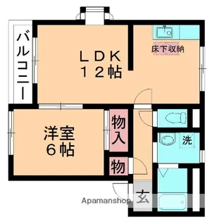 メゾンドヴェールⅢ【101号室】の間取り