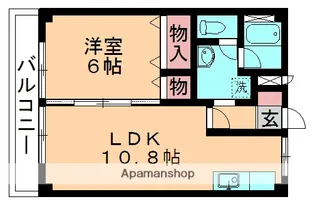 ボナールコート アイ(SB)【105号室】の間取り