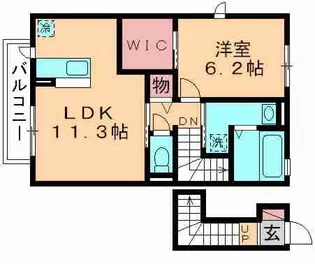 シルクガーデン【2階】の間取り
