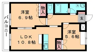 シンフォニー【1階】の間取り